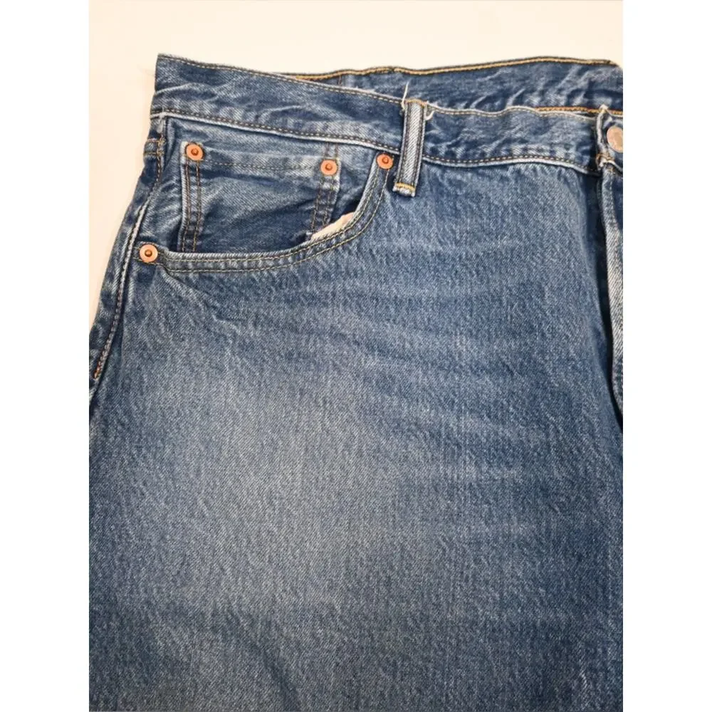 Levi's 501 Mens Straight Leg Button Fly Jeans 42x32